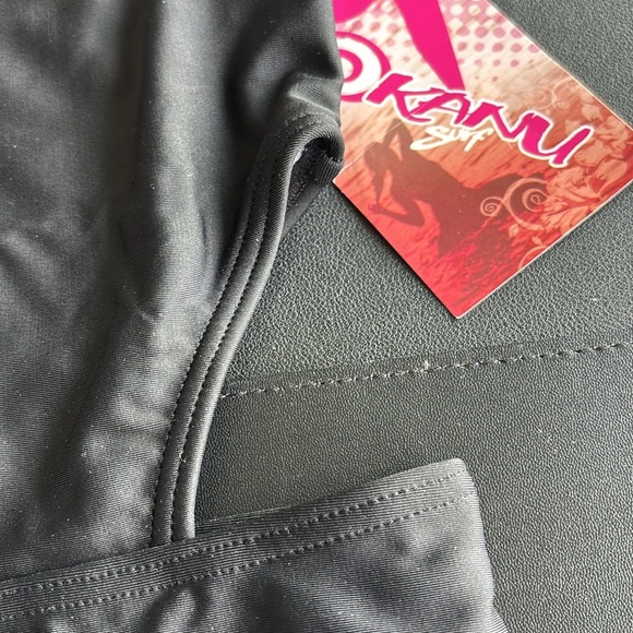 Kanu Surf UPF 50+ strappy back,straight front & back,above hip cutout one piece - Picture 2 of 6